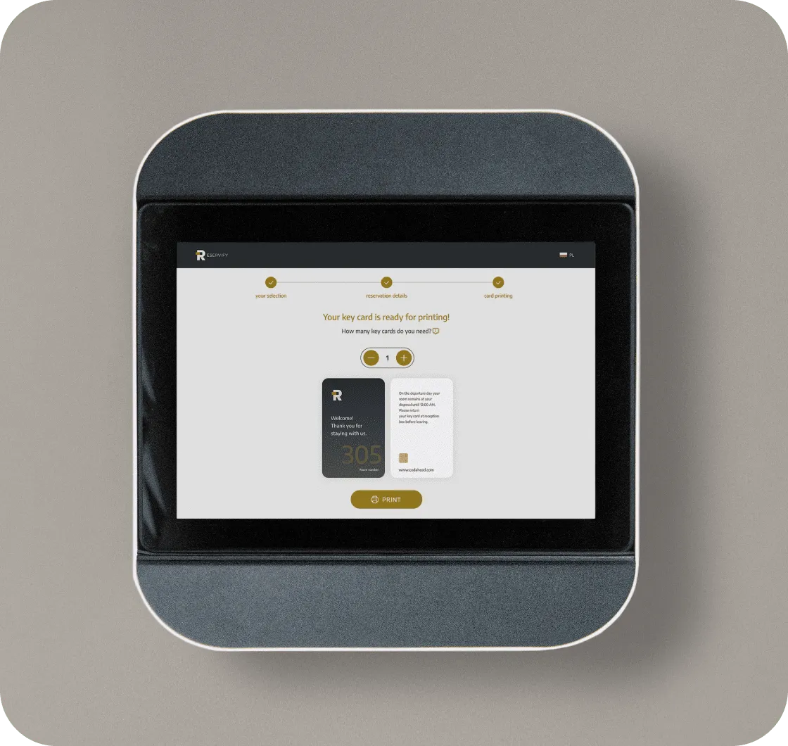 Wall kiosk